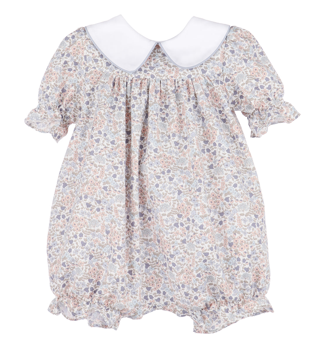 Sweater Weather Playsuit Blue Floral