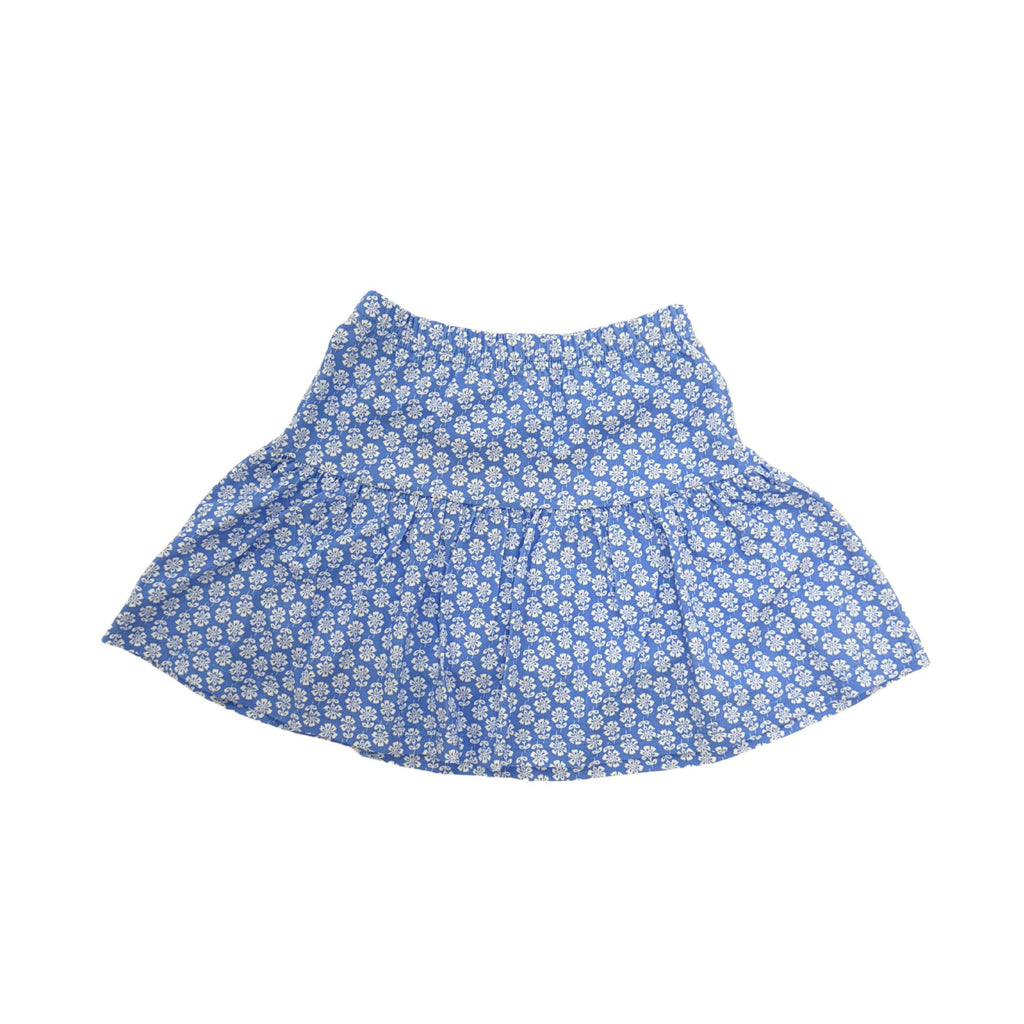 Sally Skort - Periwinkle Block Print