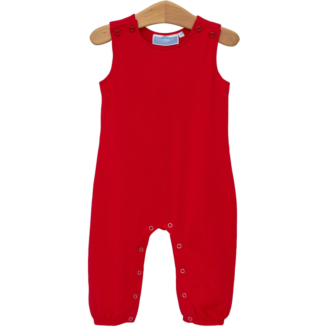 Samuel Romper Red