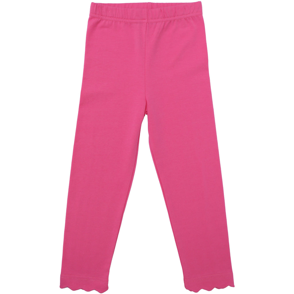 Scalloped Leggings - Pink PRE-ORDER
