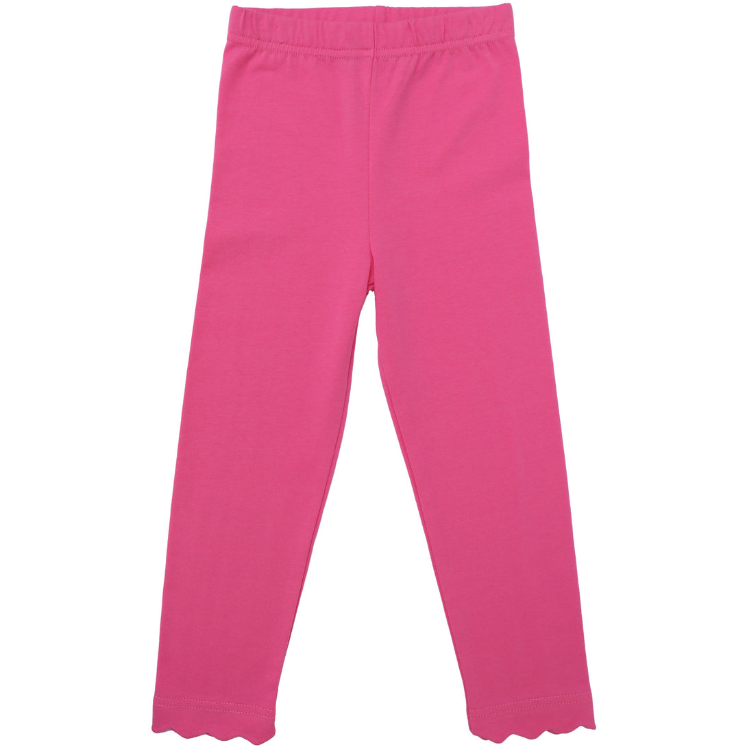Scalloped Leggings - Pink PRE-ORDER