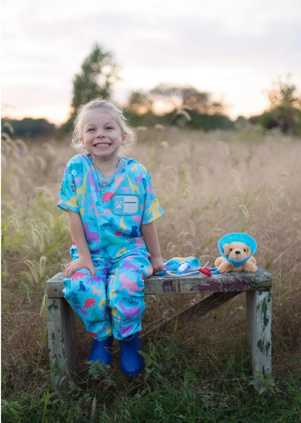 Veterinarian Scrubs with Accessories