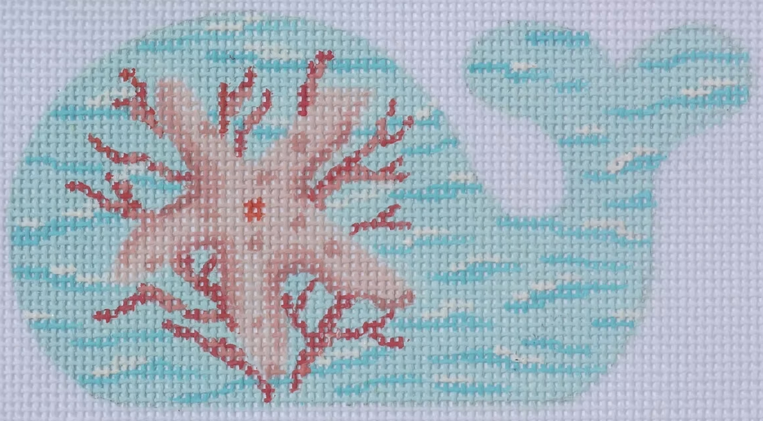 Mini Whale Starfish and Coral on Sea