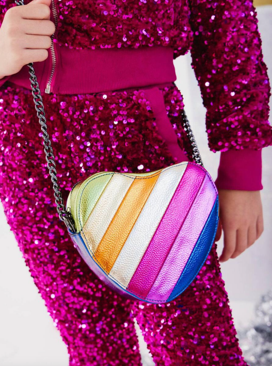 Rainbow Heart Purse