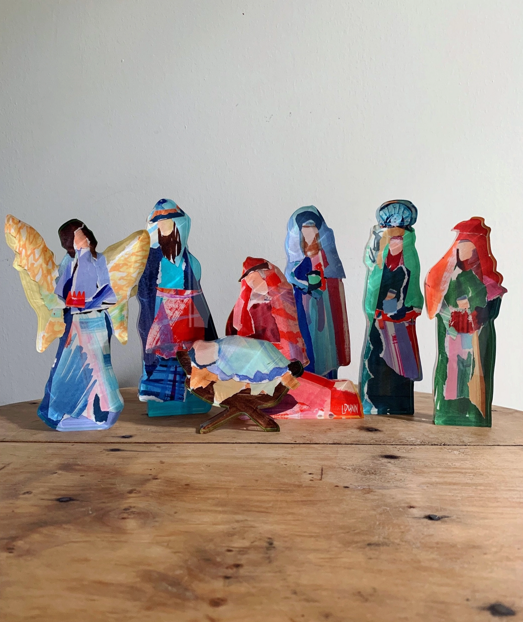 Acrylic Nativity Set