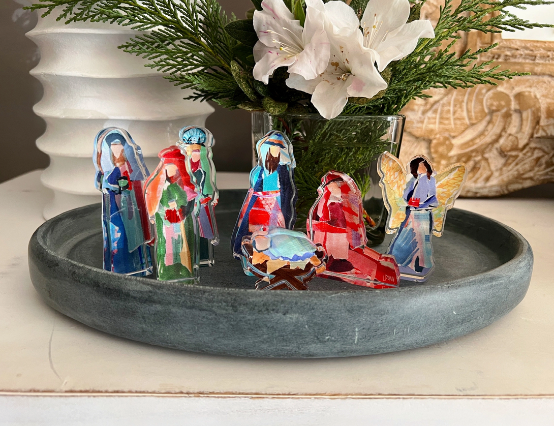 Acrylic Nativity Set