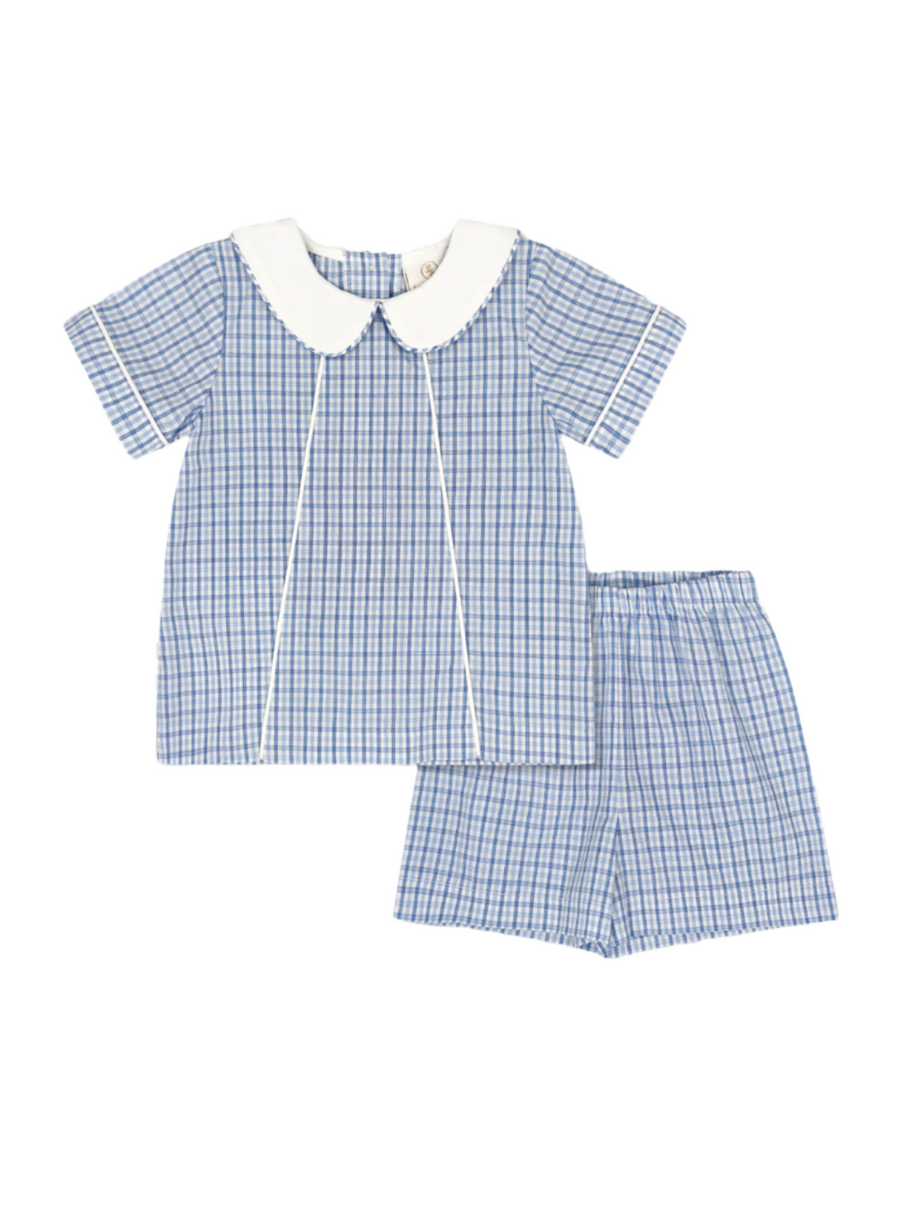 Adam Short Set in Billings Blue Plaid