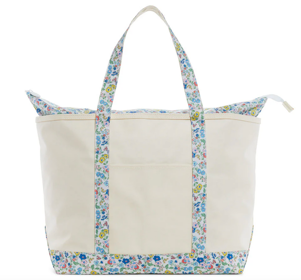 Maxi Tote - Coated Canvas Posies