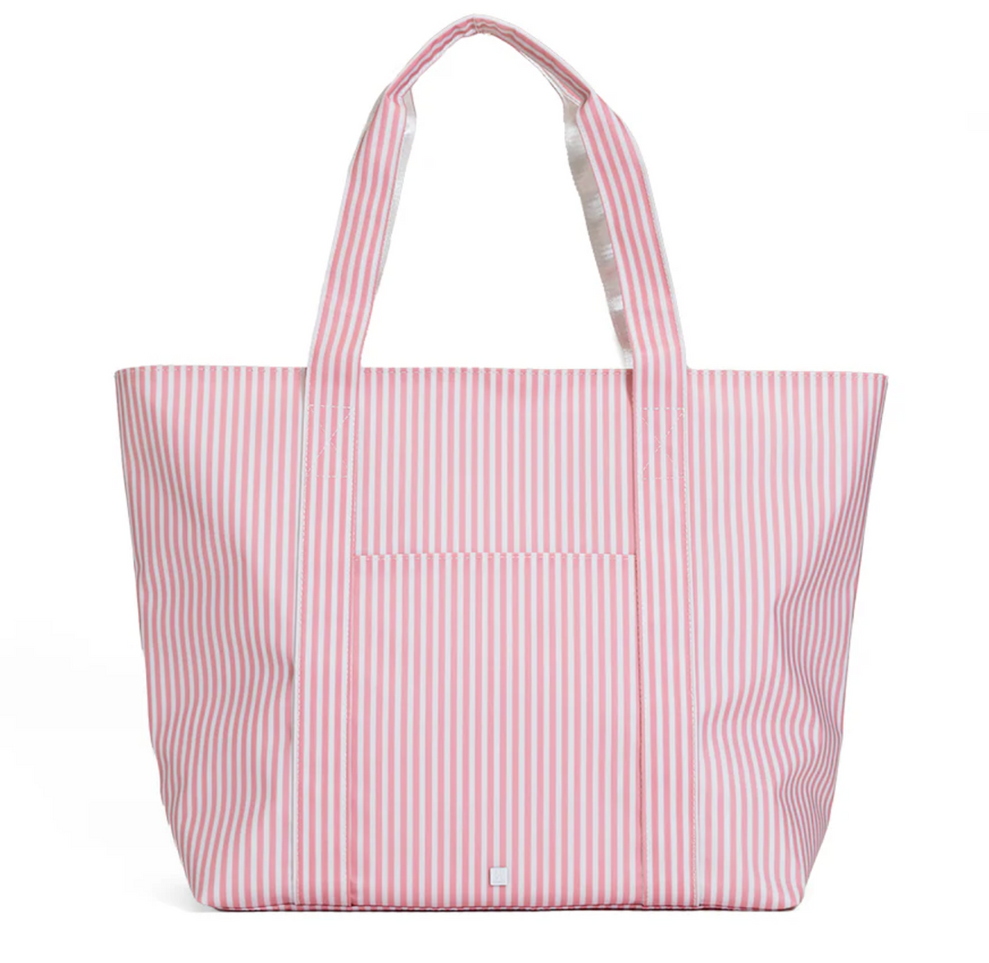 Jumbo Extra Large Tote - Pimlico Stripe Dusty Rose