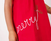 Eloise Dress High Point Red Corduroy Merry