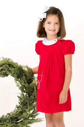Eloise Dress High Point Red Corduroy Merry