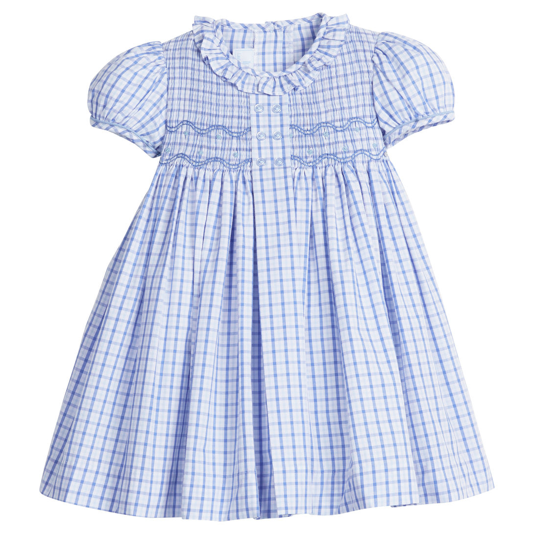 Smocked Bridget Dress - Woodberry Plaid