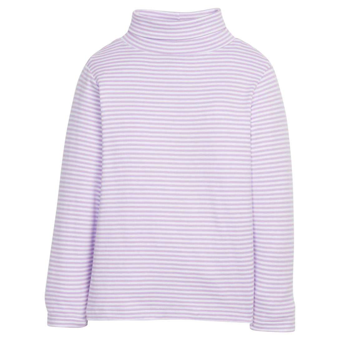 Striped Turtleneck Lavender