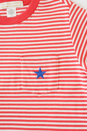 Carter Crewneck Richmond Red Stripe with Richmond Red & Rockefeller Royal Star