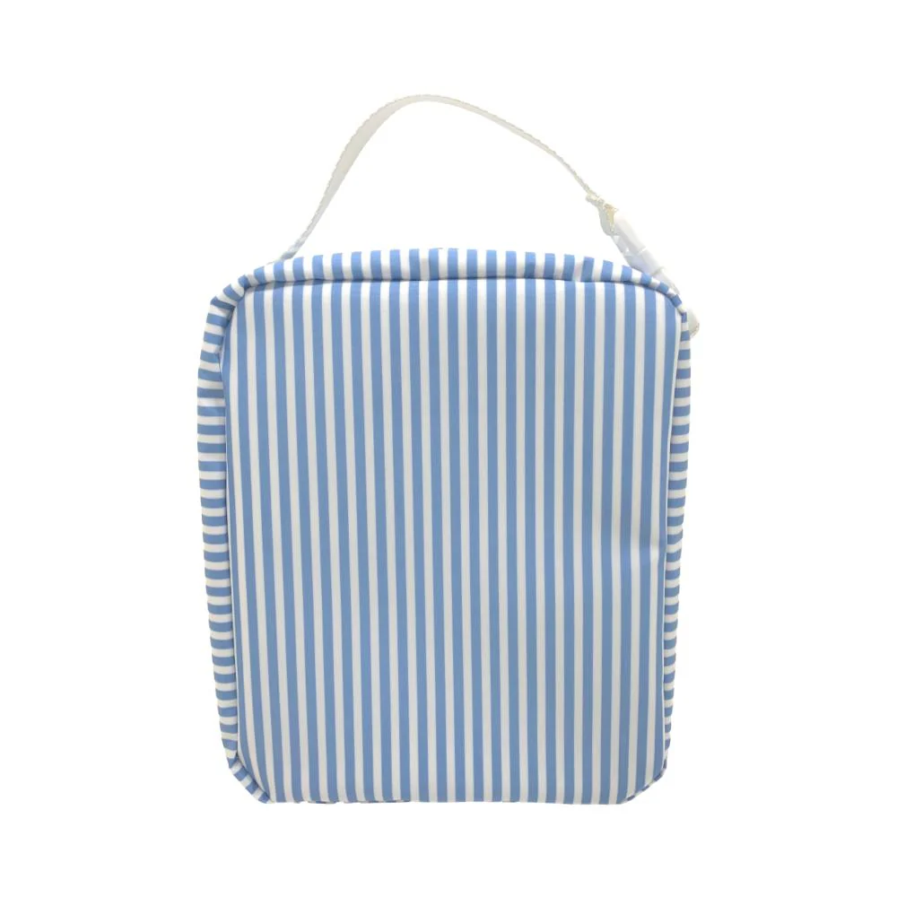 Lunch Box Insulated Lunch Bag - Pimlico Stripe Chambray