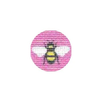 Key Fob Bee with Hot Pink Background Canvas
