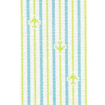 Airplane Stripe Aqua & Lime Passport Cover