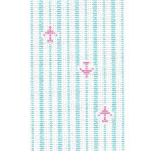 Airplane Stripe Aqua Passport Cover