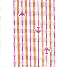 Airplane Stripe Orange & Pink Passport Cover