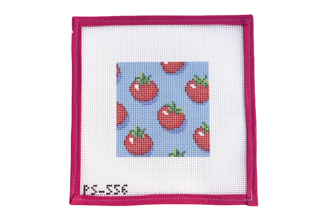 Cherry Tomato Coaster Needlepoint Canvas