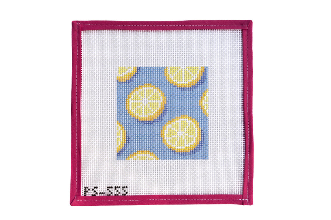 Lemon Coaster Needlepoint Canvas