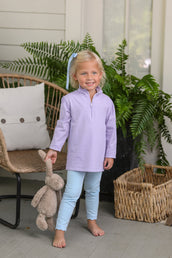 Tori Pullover Lavender Stripe