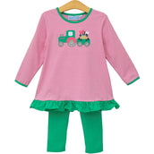 Tractor Ruffle Pant Set