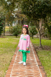 Tractor Ruffle Pant Set