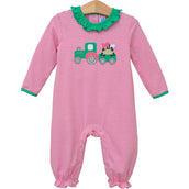 Tractor Ruffle Romper