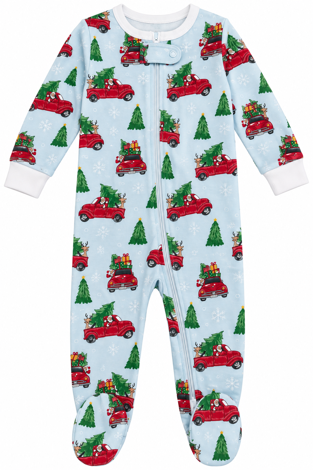 Christmas Tree Boy Footie