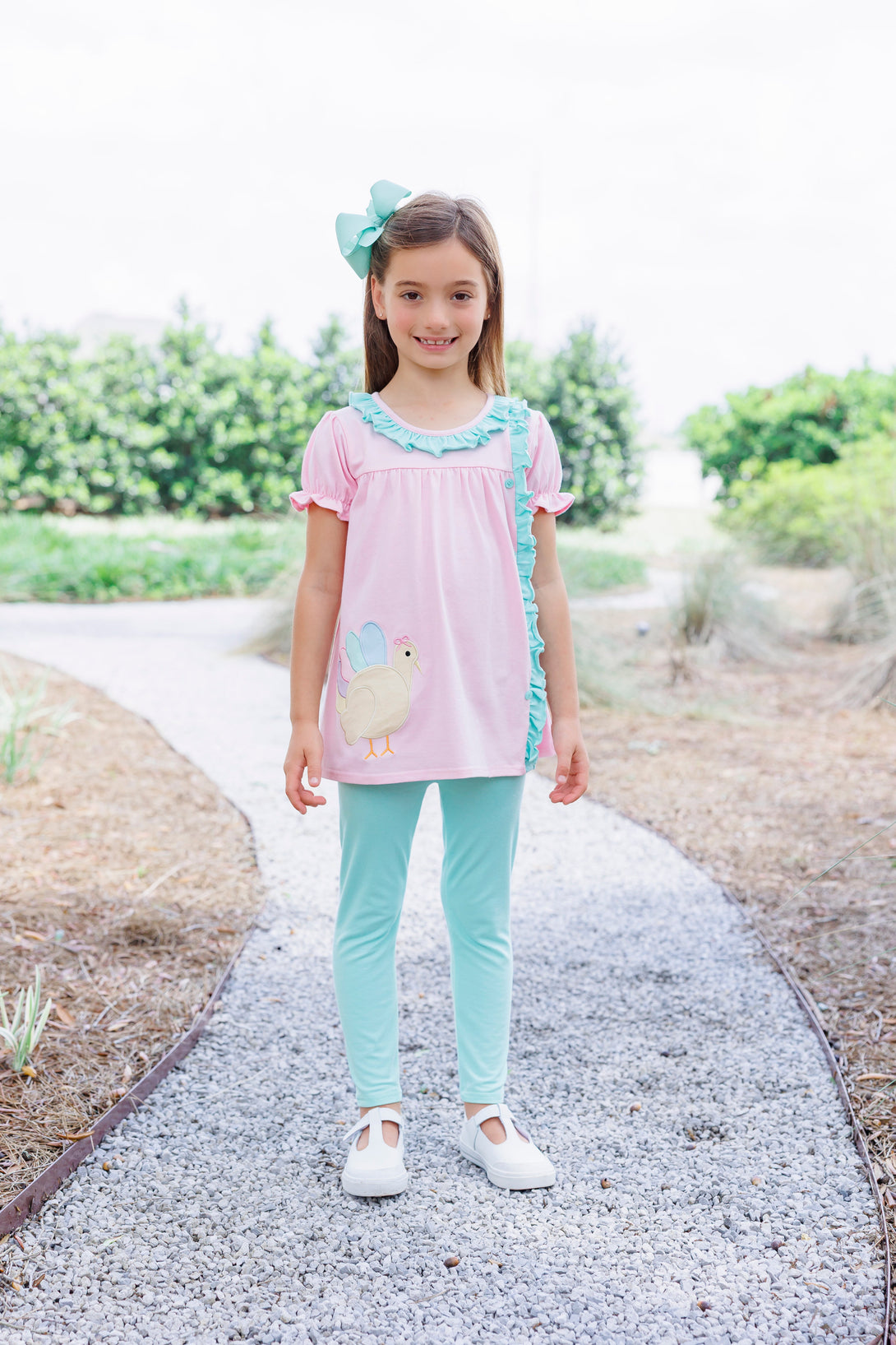 Turkey Ruffle Pant Set