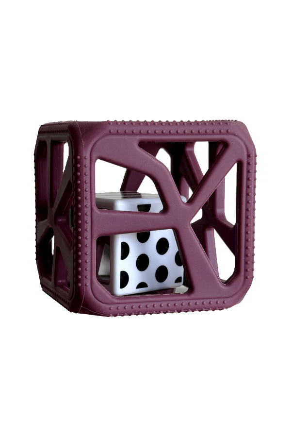 Chew Cube in Purple