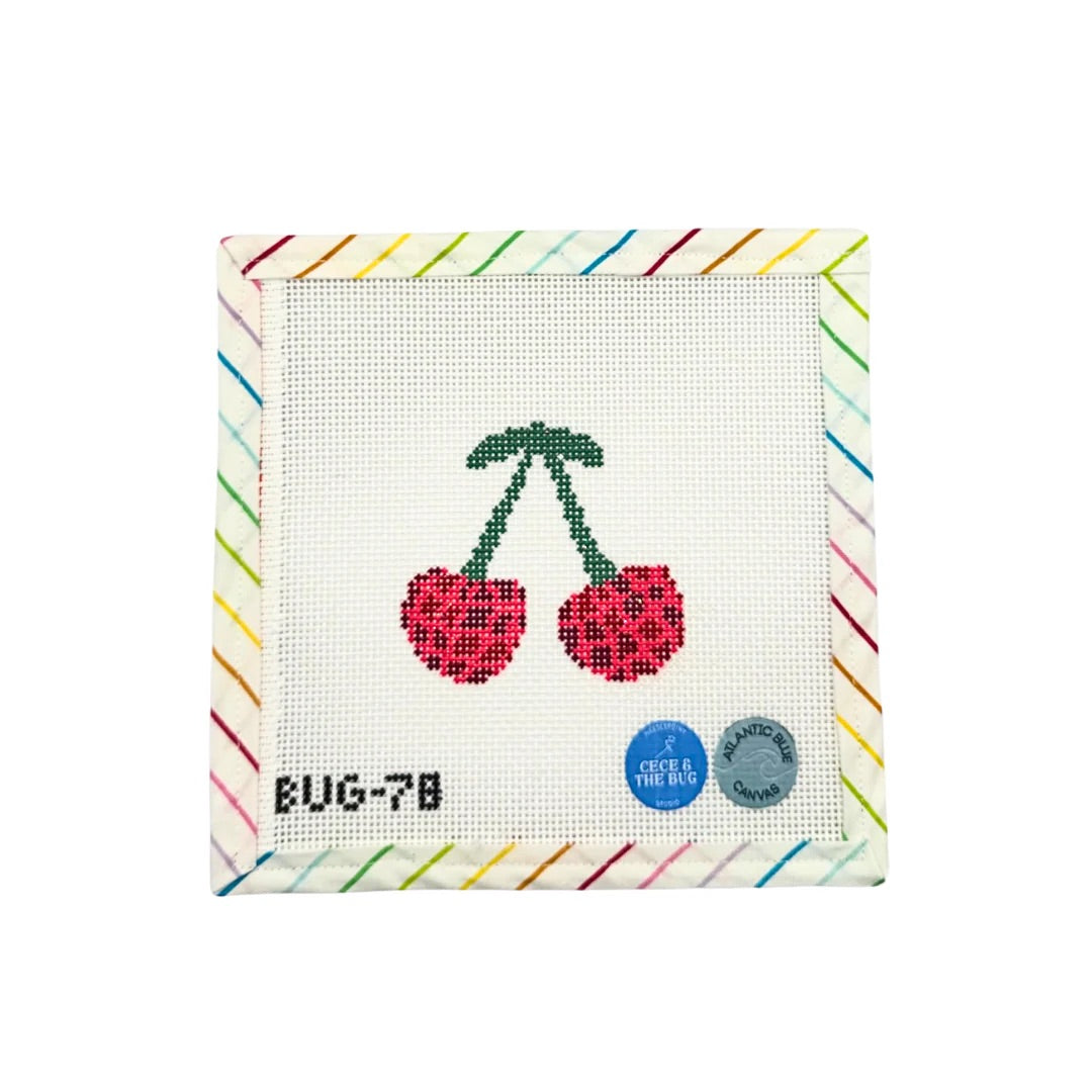 Cherry Disco Needlepoint Canvas