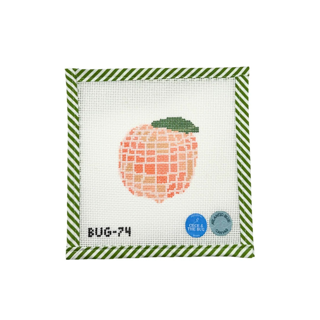 Peach Disco Needlepoint Canvas