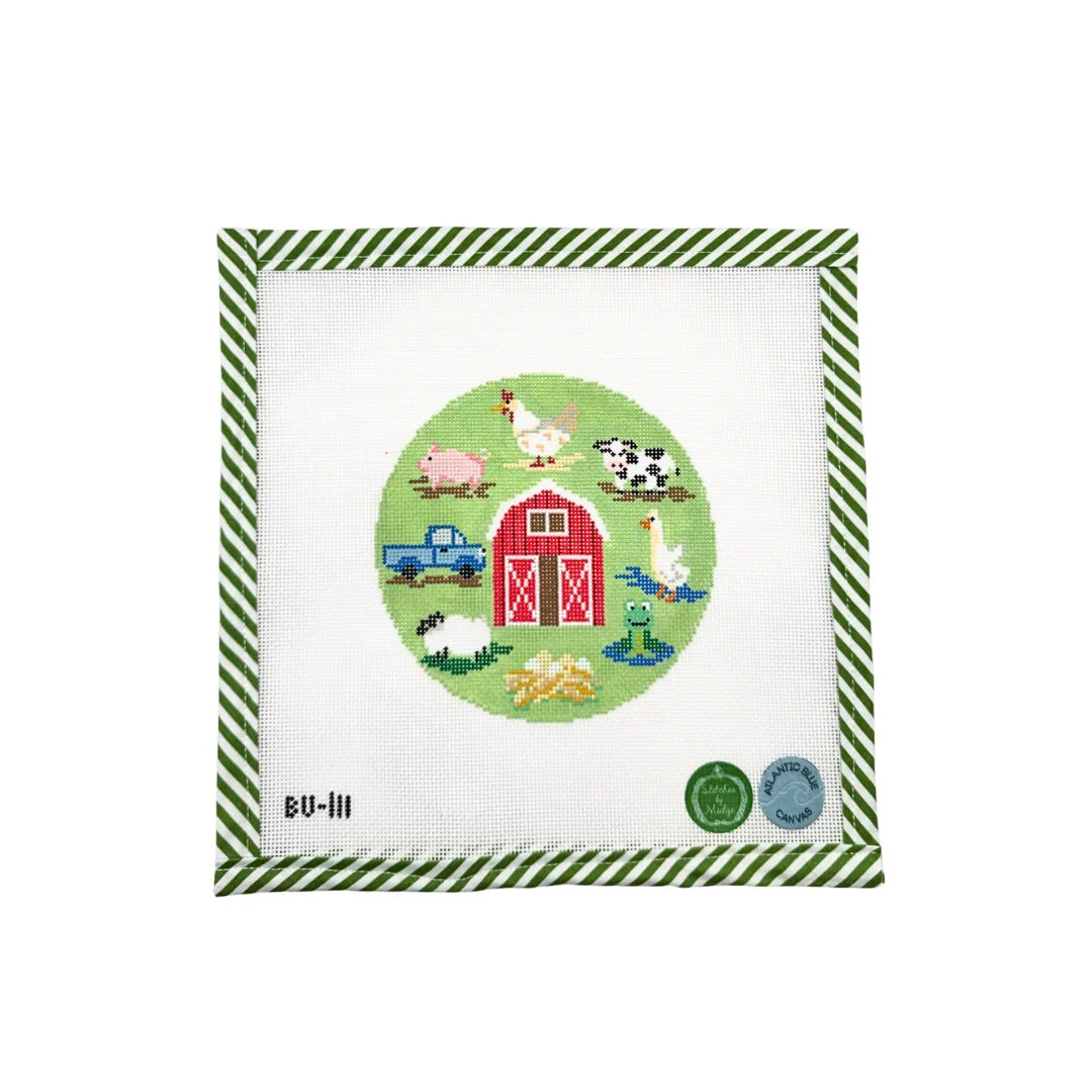 Farming Around Needlepoint Canvas