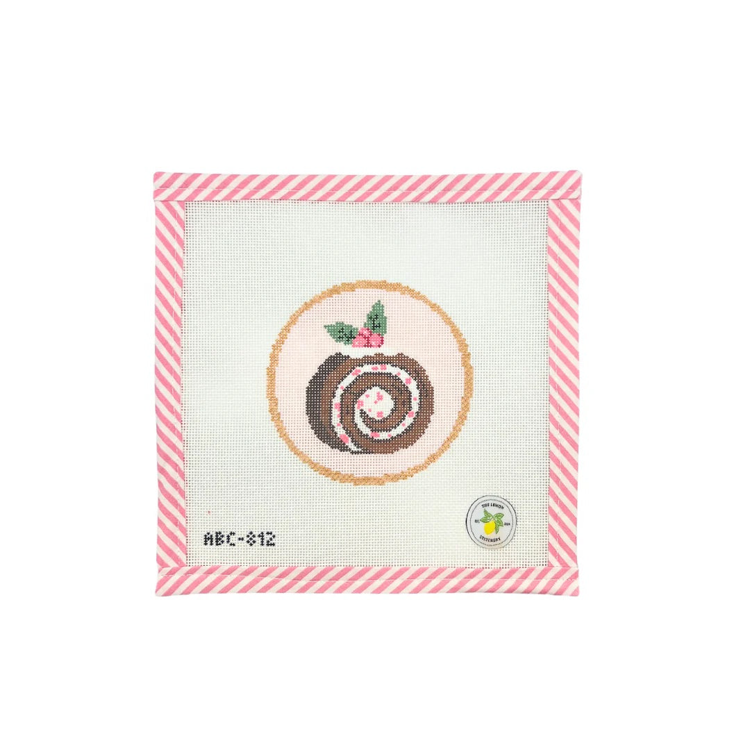 Yule Log Needlepoint Canvas