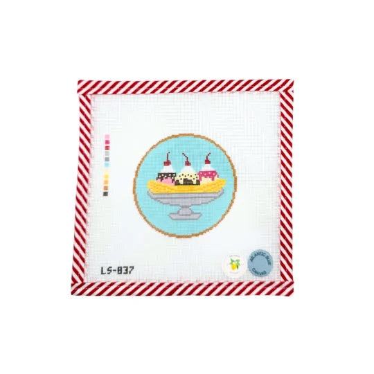 Banana Split Needlepoint Canvas