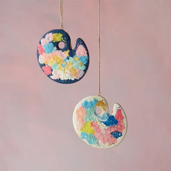 Paint Palette Resin Ornament