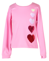 Tabby Top with Sequin Hombre Hearts