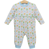 Welcome to the Jungle Romper Blue