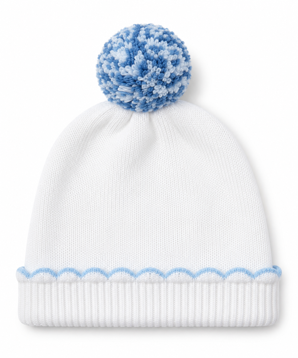 I'm Here Hat - Worth Avenue White with Buckhead Blue