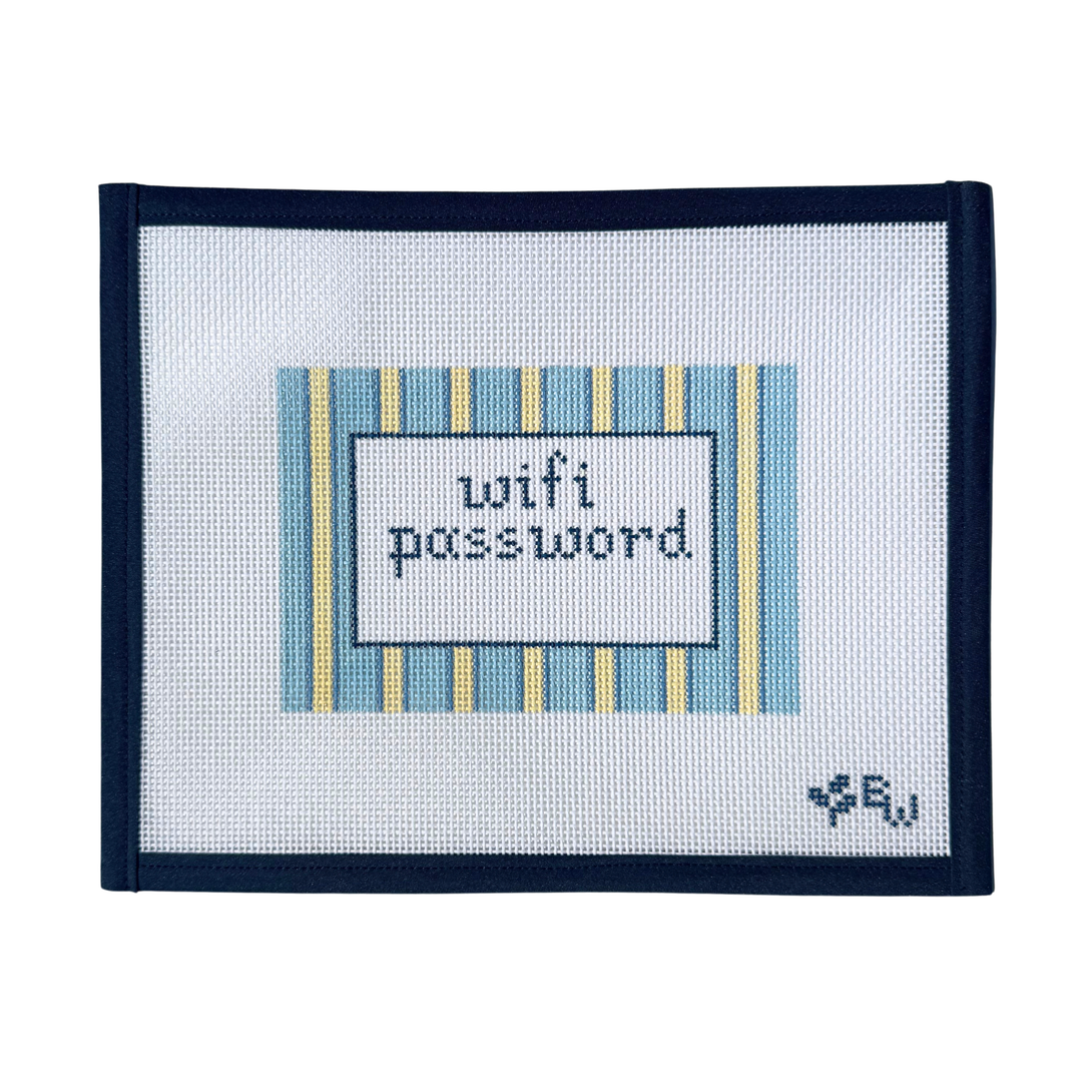 Wifi Sign - Blue Stripes