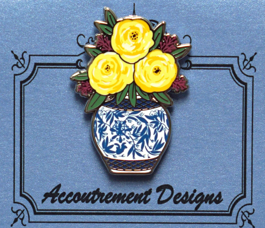Yellow Roses Needle Minder