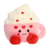 5" Plush Pals Harper Heart Latte Coffee Palm Pals