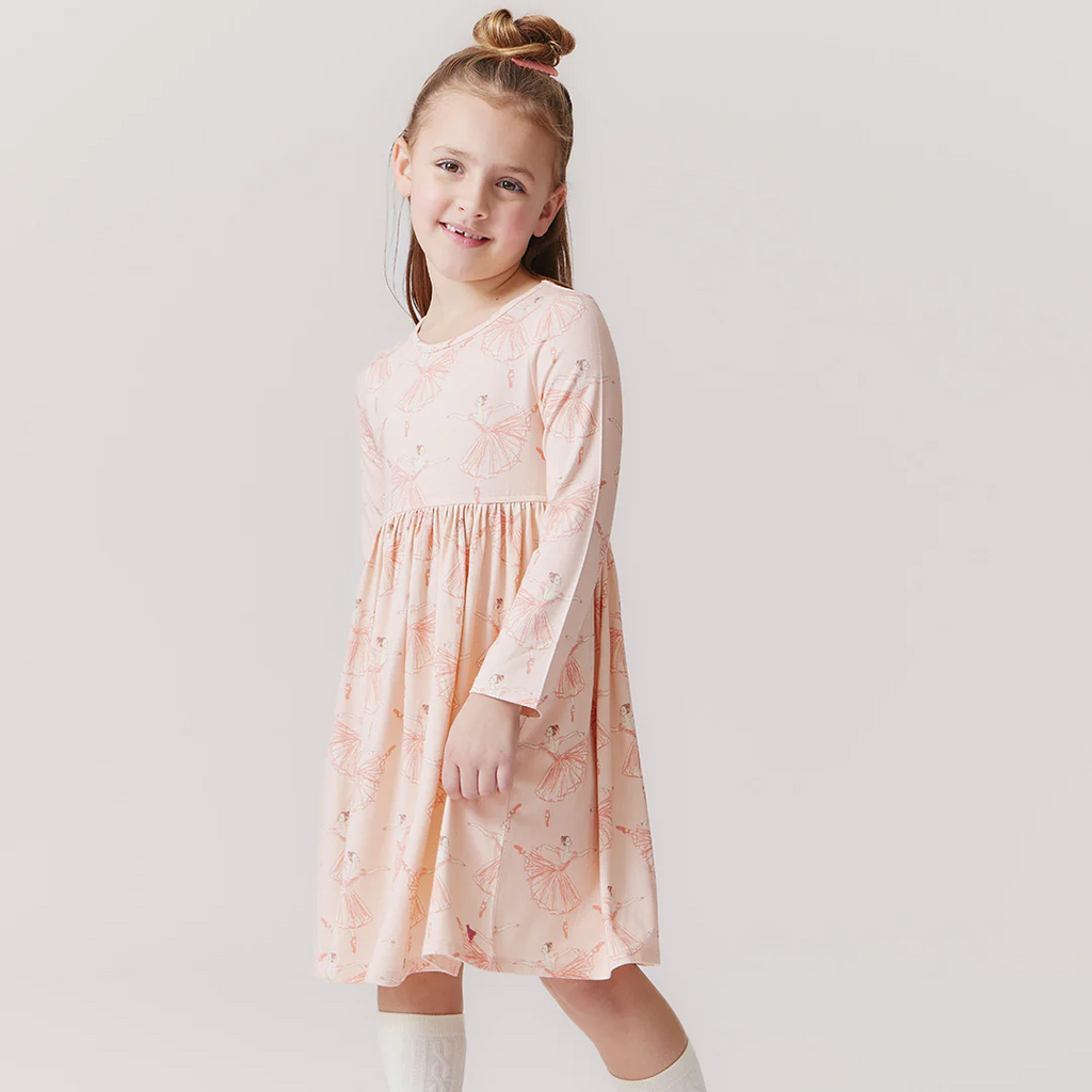 Bamboo Steph Dress Pink Ballerinas