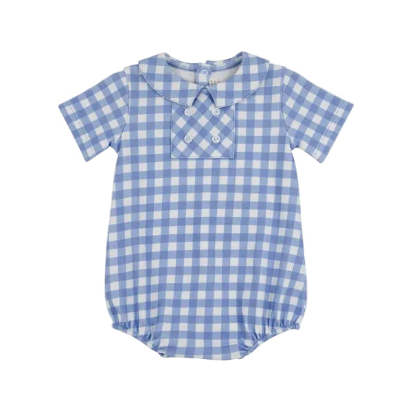 Benny Bubble Park City Periwinkle Gingham
