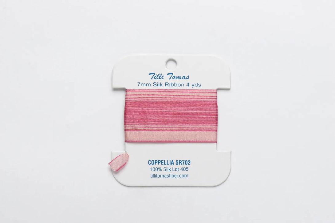 Silk Ribbon 7mm - SR702 Copellia