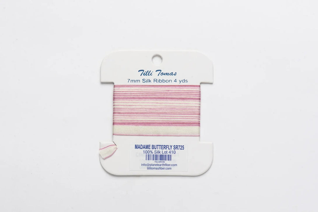Silk Ribbon 7mm - SR725 Madame Butterfly