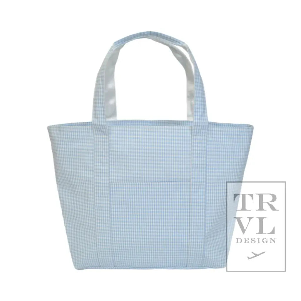 Jumbo Tote - Extra Large Tote Gingham Mist