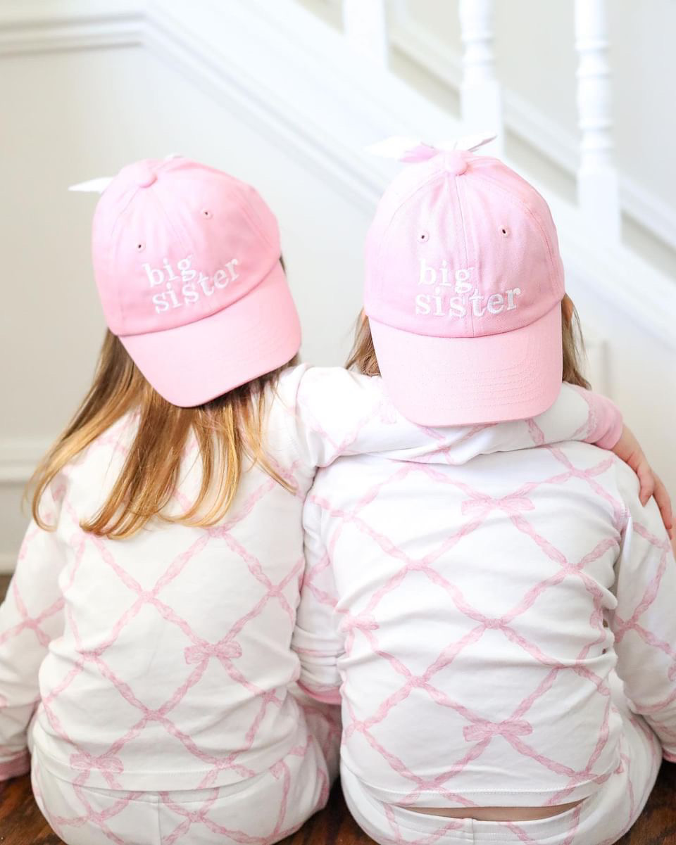 Big Sister Bow Baseball Hat